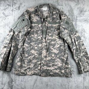 US Army Combat Uniform ACU Top Shirt Jacket Digital Camo Medium Long